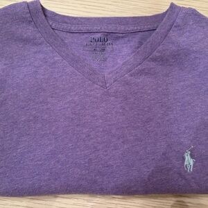 Polo by Ralph Lauren Lavender V-Neck Tee